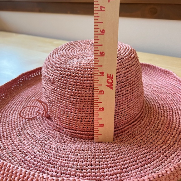 SANS ARCIDET MAGNOLIA HAT WIDE BRIM BEACHY COASTAL GRANDMA TRADITIONAL HANDMADE - Picture 10 of 13